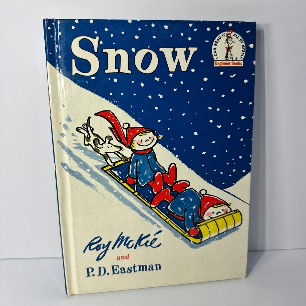 Snow by Roy McKie P.D. Eastman Vintage 1962 Beginner Books Hardcover Dr Seuss